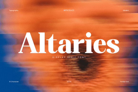 Altaries: A Versatile Font for Elegant Design