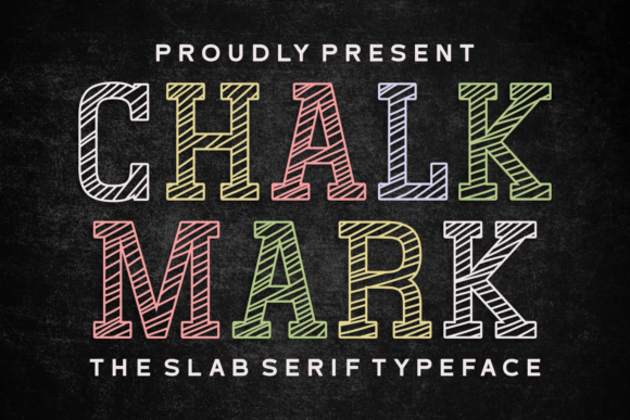 Chalk Mark and Presenting the Chalk Mark Font