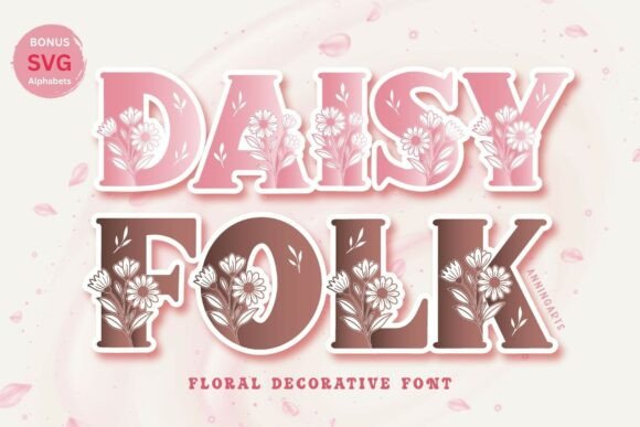 Daisyfolk: A Floral Font for Real Creative Work