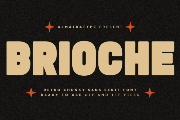 Discover the Power of Brioche: A Bold Retro Typeface for Modern Design