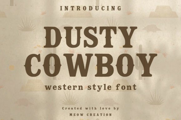 Dusty Cowboy Font