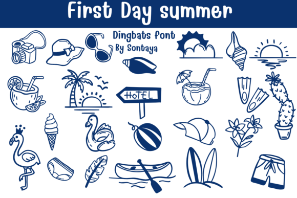First Day of Summer: A Playful Font for Tropical Vibes