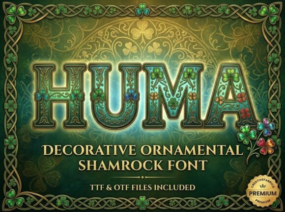 Huma: A Celtic Typeface That Honors Heritage and Invites Luck