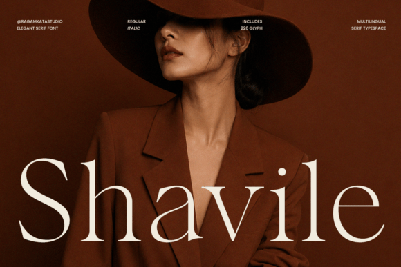 Shavile: The Serif That Speaks Luxury