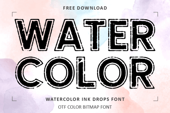 Watercolor Ink Drops: A Visual Statement for Designers
