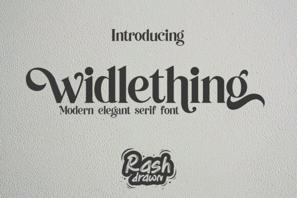 Widlething: Where Bold Serif Strength Meets Artisanal Elegance