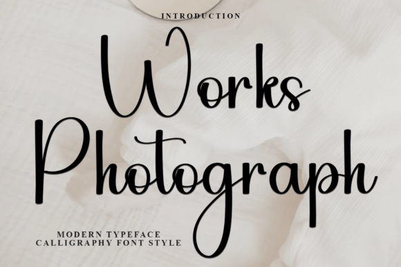 Works Photograph: A Soft, Expressive Font for Creative Expression